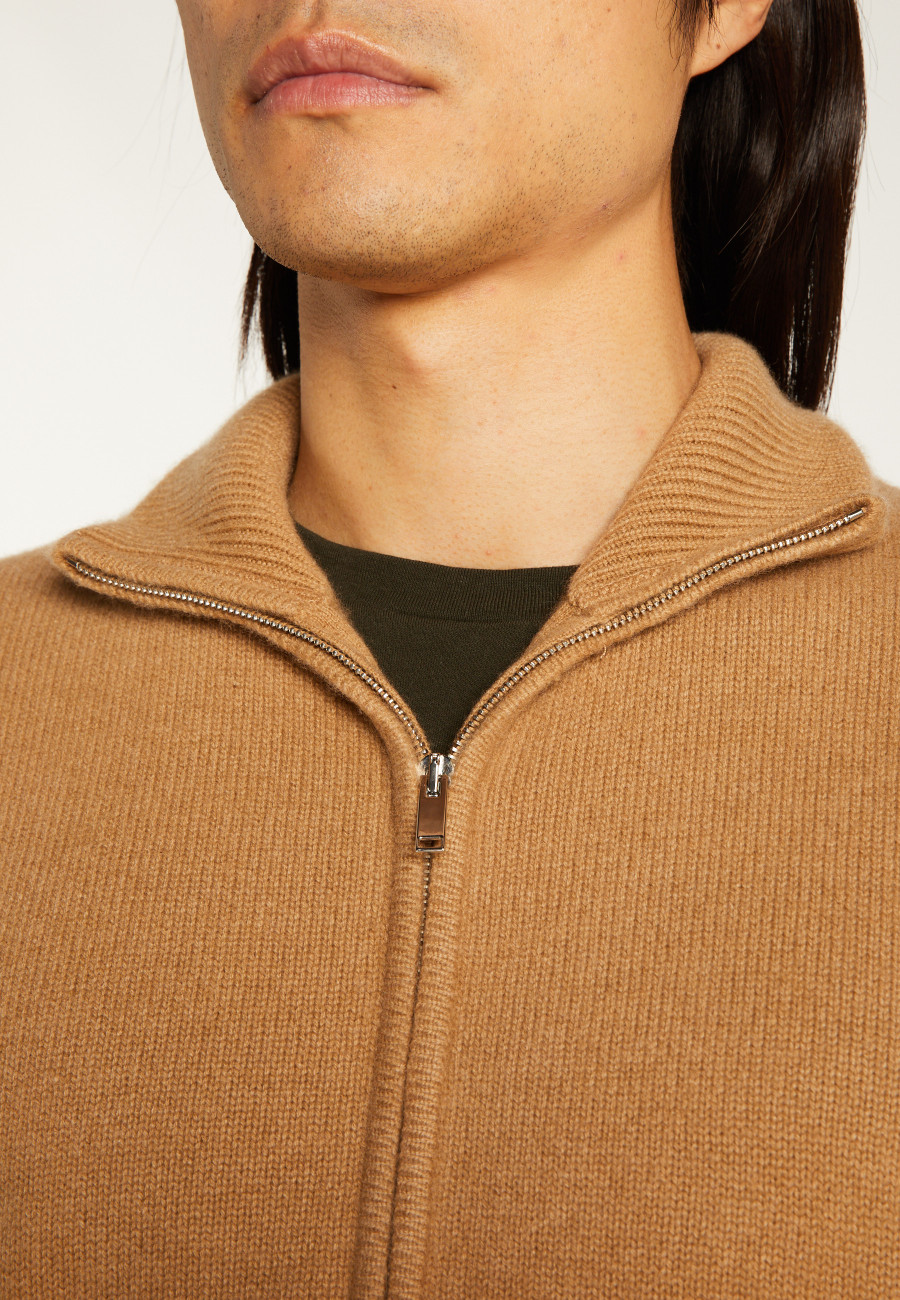 Gilet zippé cachemire 4 fils - Balthazar