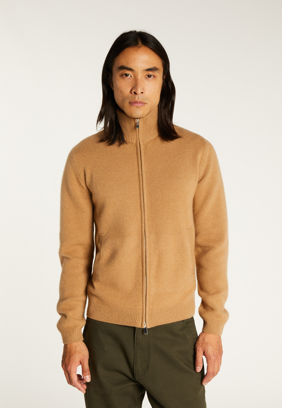 Gilet zippé cachemire 4 fils - Balthazar