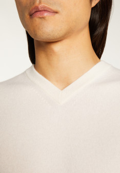 Pull col V en cachemire - Evann