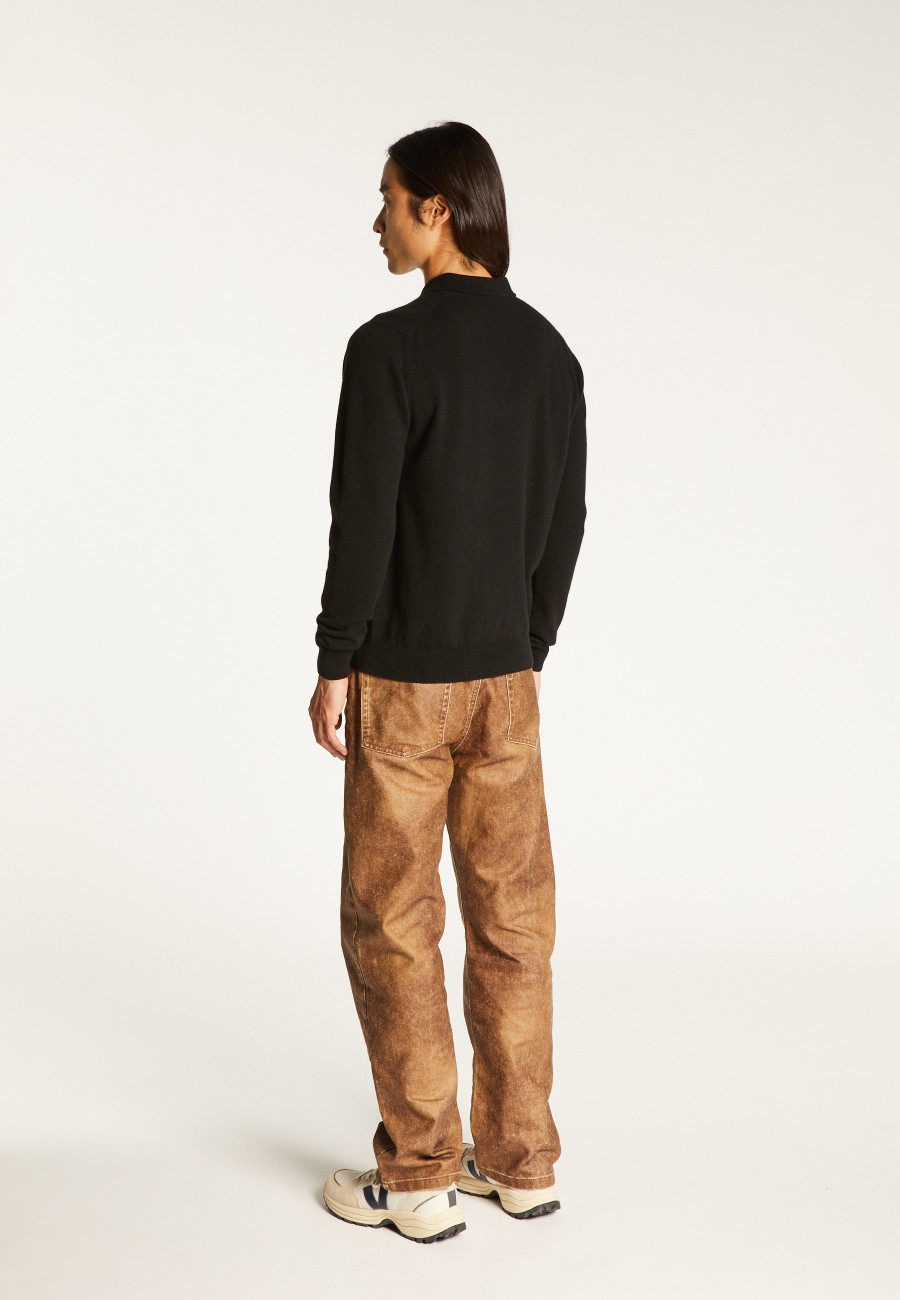 Cashmere polo neck sweater - Emerson