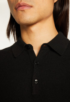 Pull col polo en cachemire - Emerson