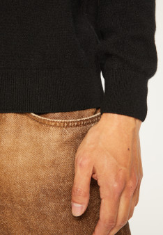 Pull col polo en cachemire - Emerson