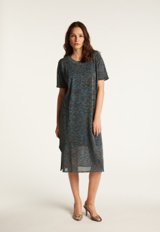 Robe longue irisée Dabia