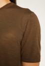 T-shirt col V en lin flammé - Reuben