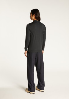 Pull col polo en laine