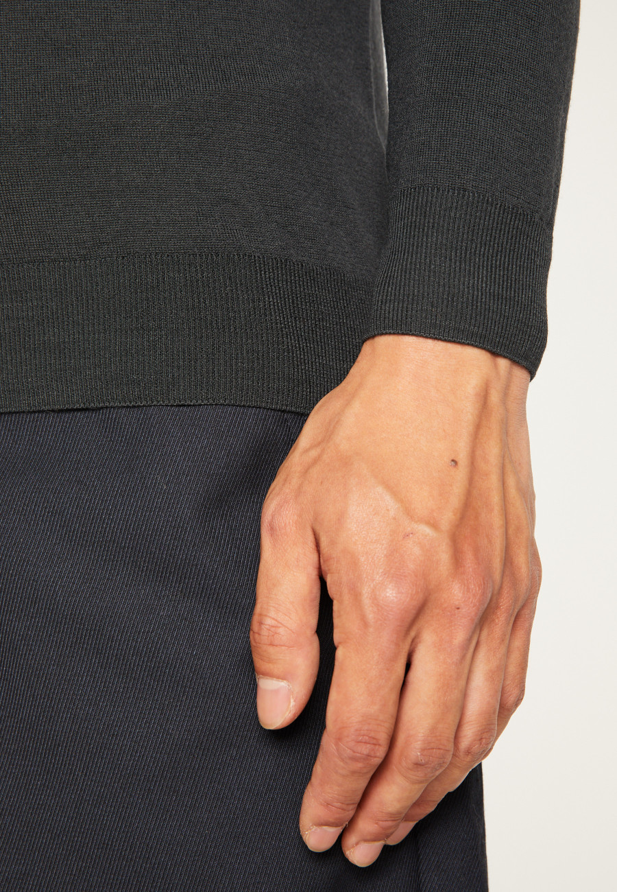 Wool polo neck sweater - Eni