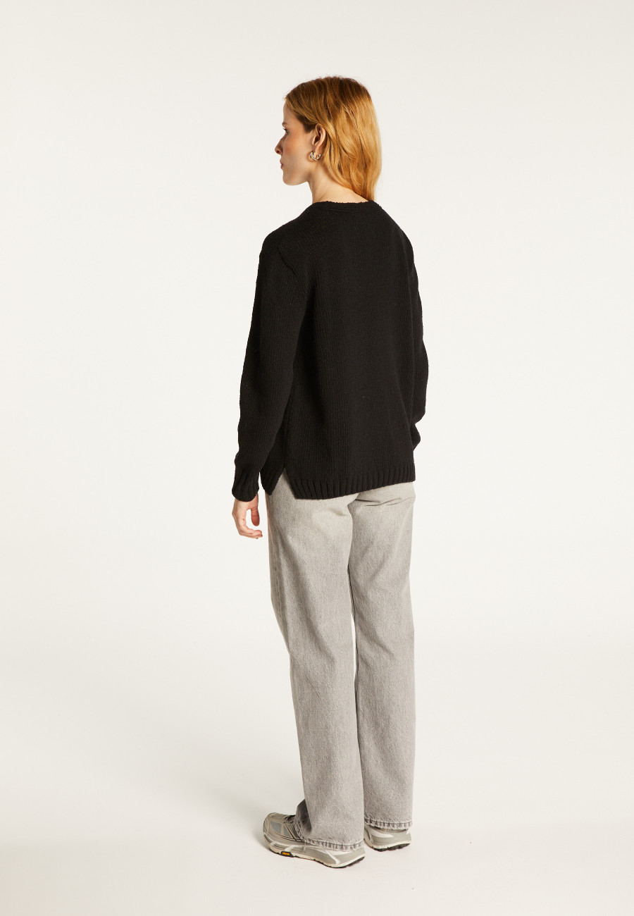 Cardigan col V en Laine et Soie - Bilan