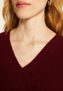 Loose sweater with slits in recycled cashmere and wool - Darius