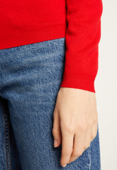 Pull col rond en laine- Bérenice