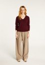V-neck cashmere sweater - Bertille
