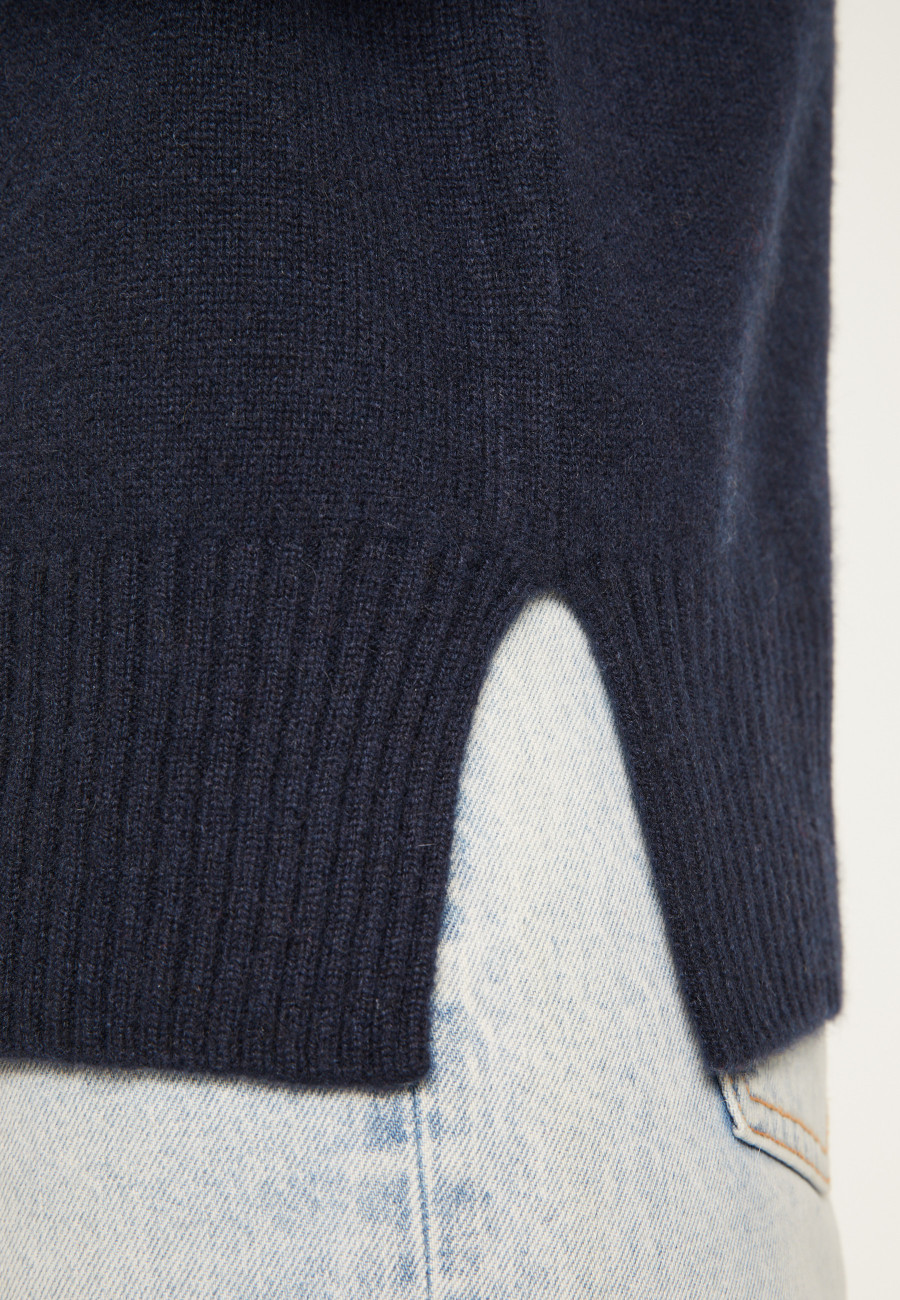 Pull col roulé à fentes en cachemire 4 fils - Adena