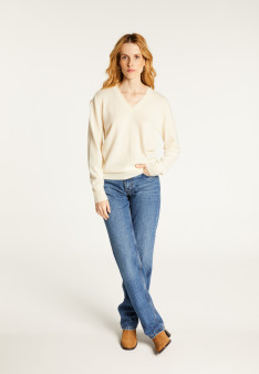 V-neck cashmere sweater - Abel