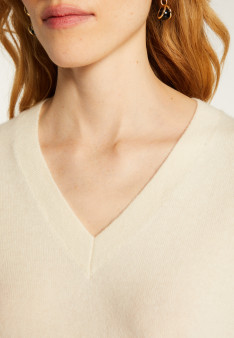 V-neck cashmere sweater - Abel