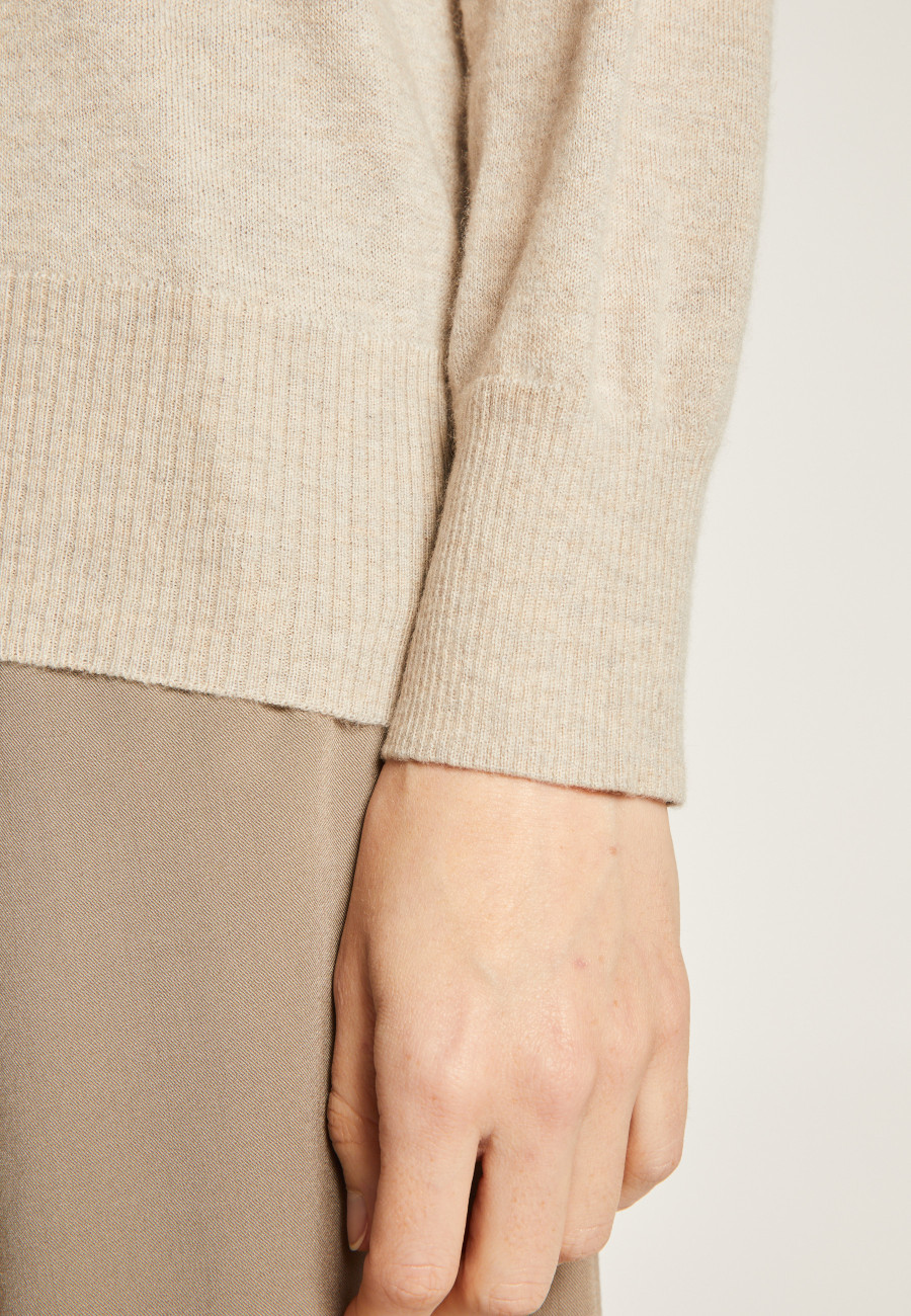 Light cashmere round neck sweater - Soraya