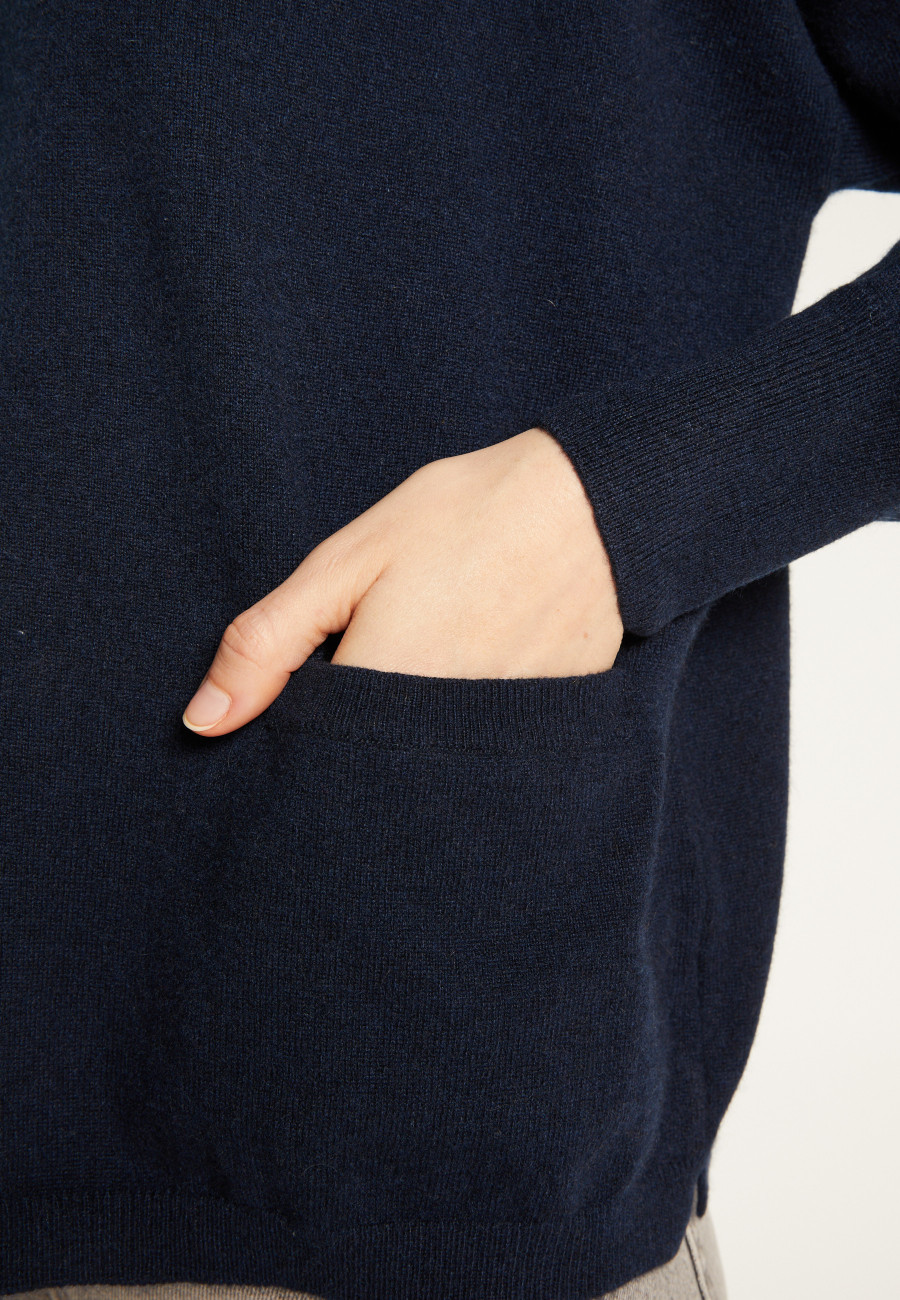 Pull court en cachemire avec poche - Balba