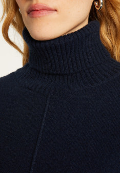 Turtleneck sweater with cashmere slits - Adena