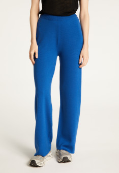Pantalon à poches en laine mérinos - Gaetane