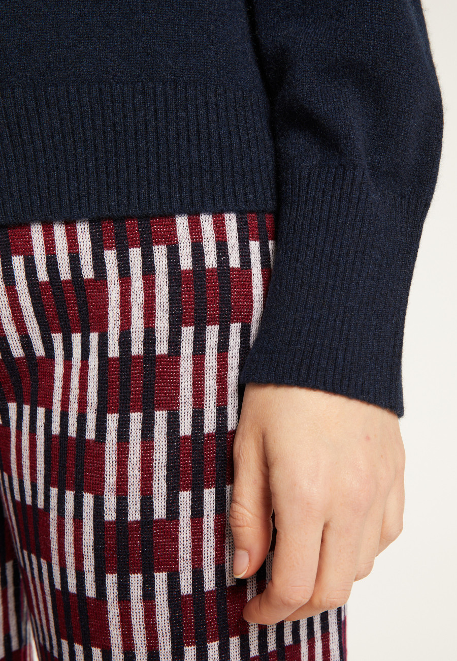 Cashmere round neck buttoned cardigan - Ari