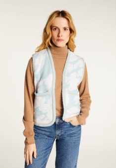 Filipa Merino Wool Sleeveless Jacket