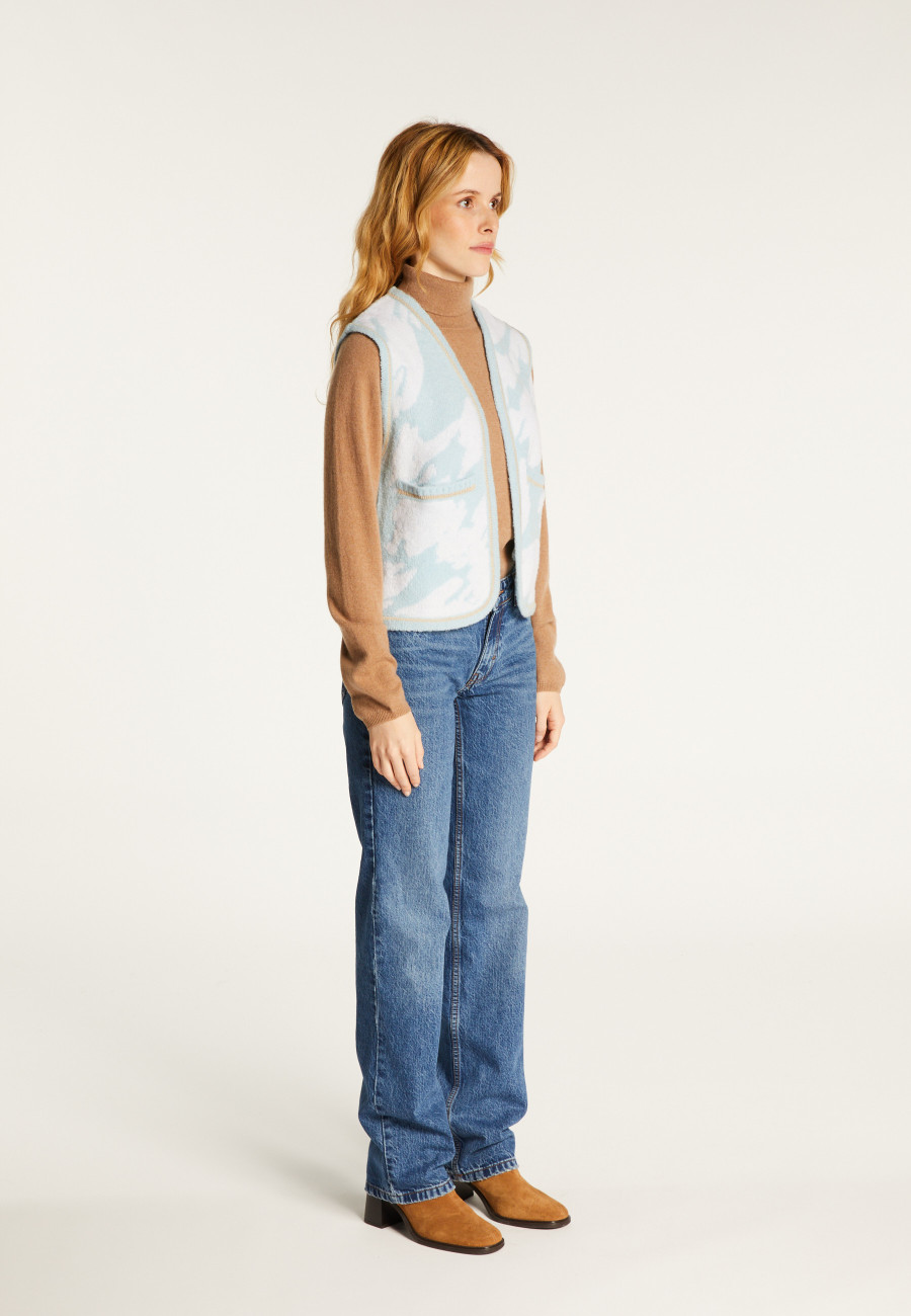 Merino wool sleeveless jacket - Filipa