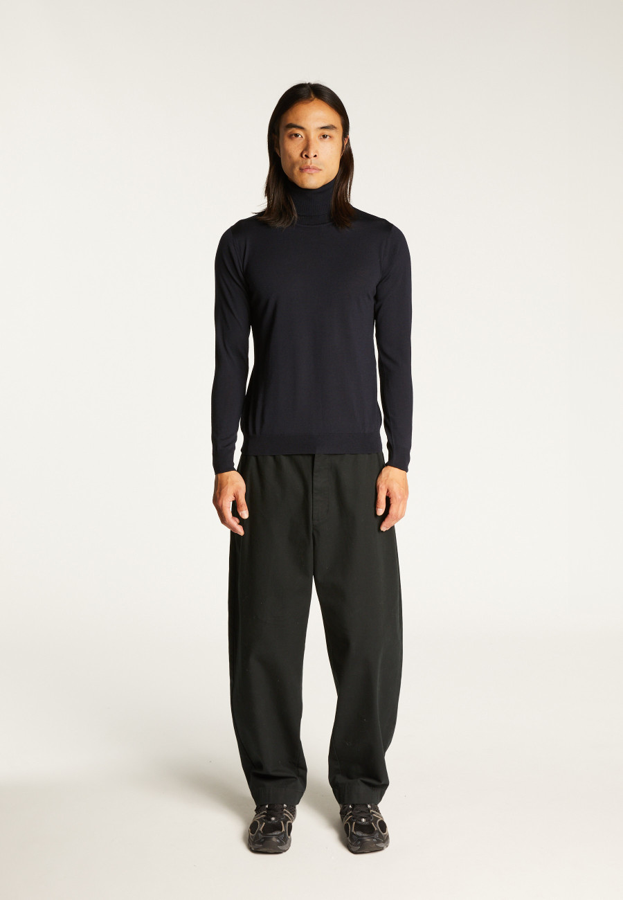 Pull col roulé en laine mérinos - Enzo