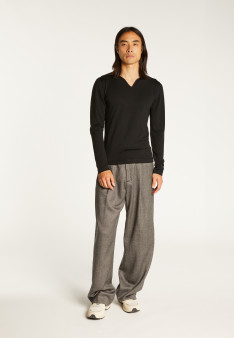 Pull col tunisien en laine - Bono