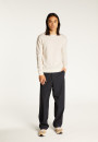 Round-neck cashmere sweater with rolled finishes - Ernest