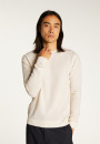 Round-neck cashmere sweater with rolled finishes - Ernest