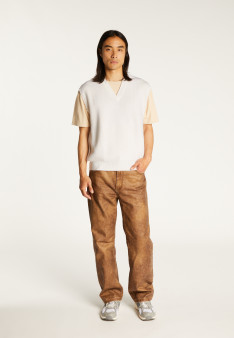 Sleeveless sweater in merino wool - Felipe