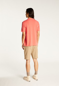 Short-sleeved brushed cotton shirt - Dominique