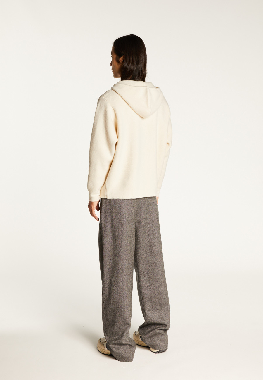 Hoodie unisexe en laine et cachemire - Fabio