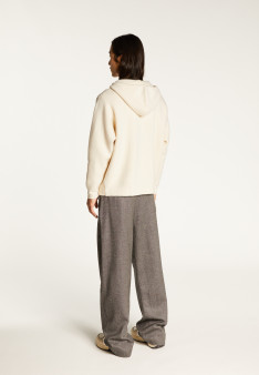Hoodie mixte en laine et cachemire - Fabio