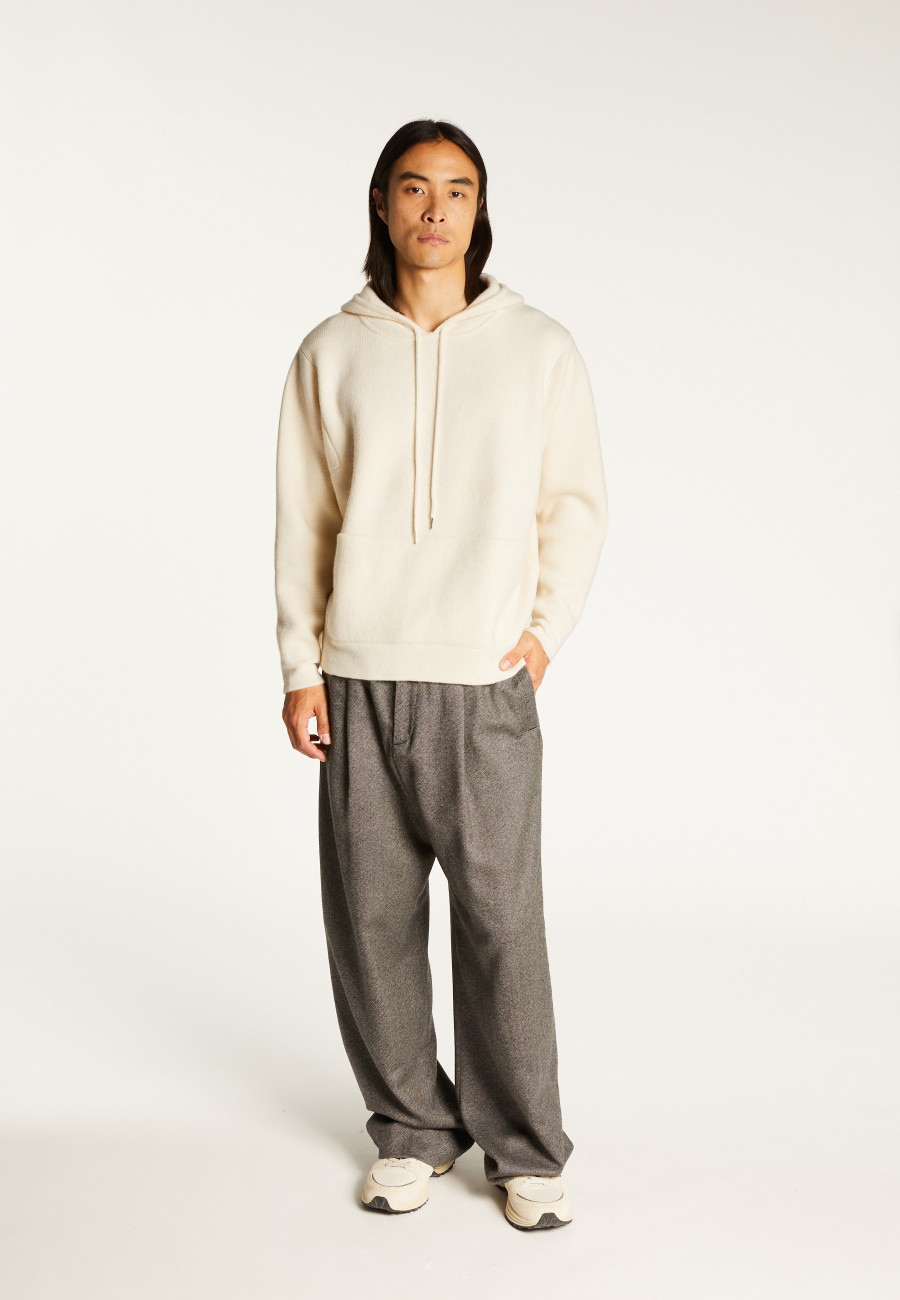 Hoodie mixte en laine et cachemire - Fabio