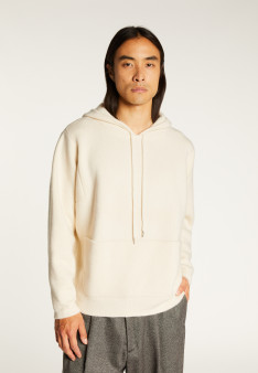 Hoodie mixte en laine et cachemire - Fabio