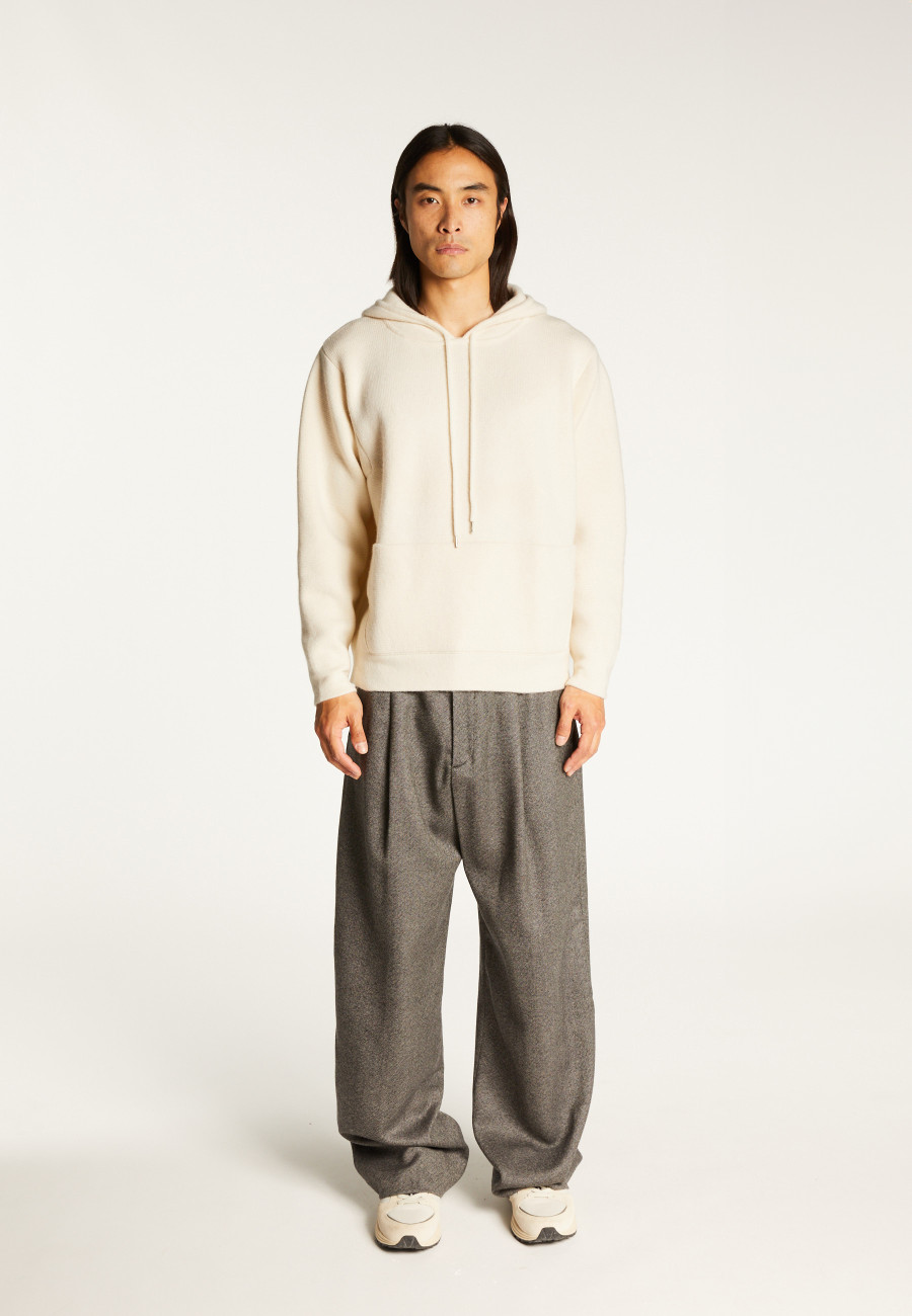 Hoodie unisexe en laine et cachemire - Fabio