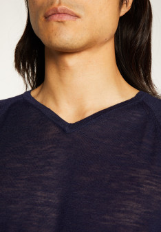 T-shirt en lin flammé manches raglan - Damon