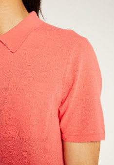 Short-sleeved brushed cotton shirt - Dominique