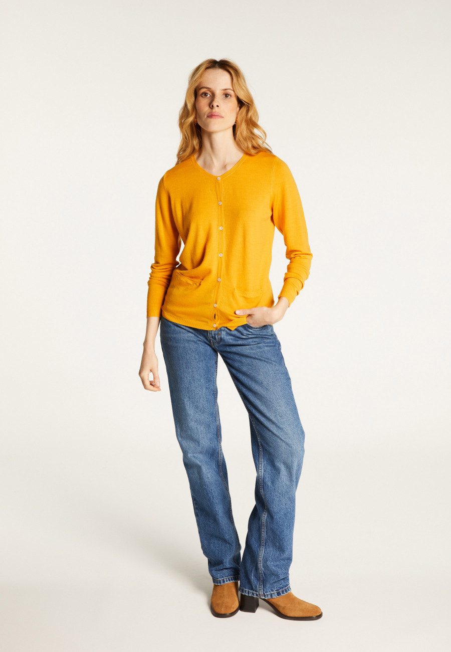 Gilet en laine mérinos pour femme