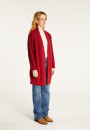 Long gilet en laine alpaga manches ballons - Damy