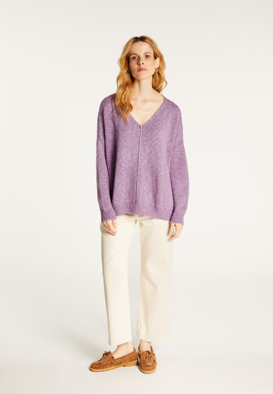Pull ample coton et lin - Thalie