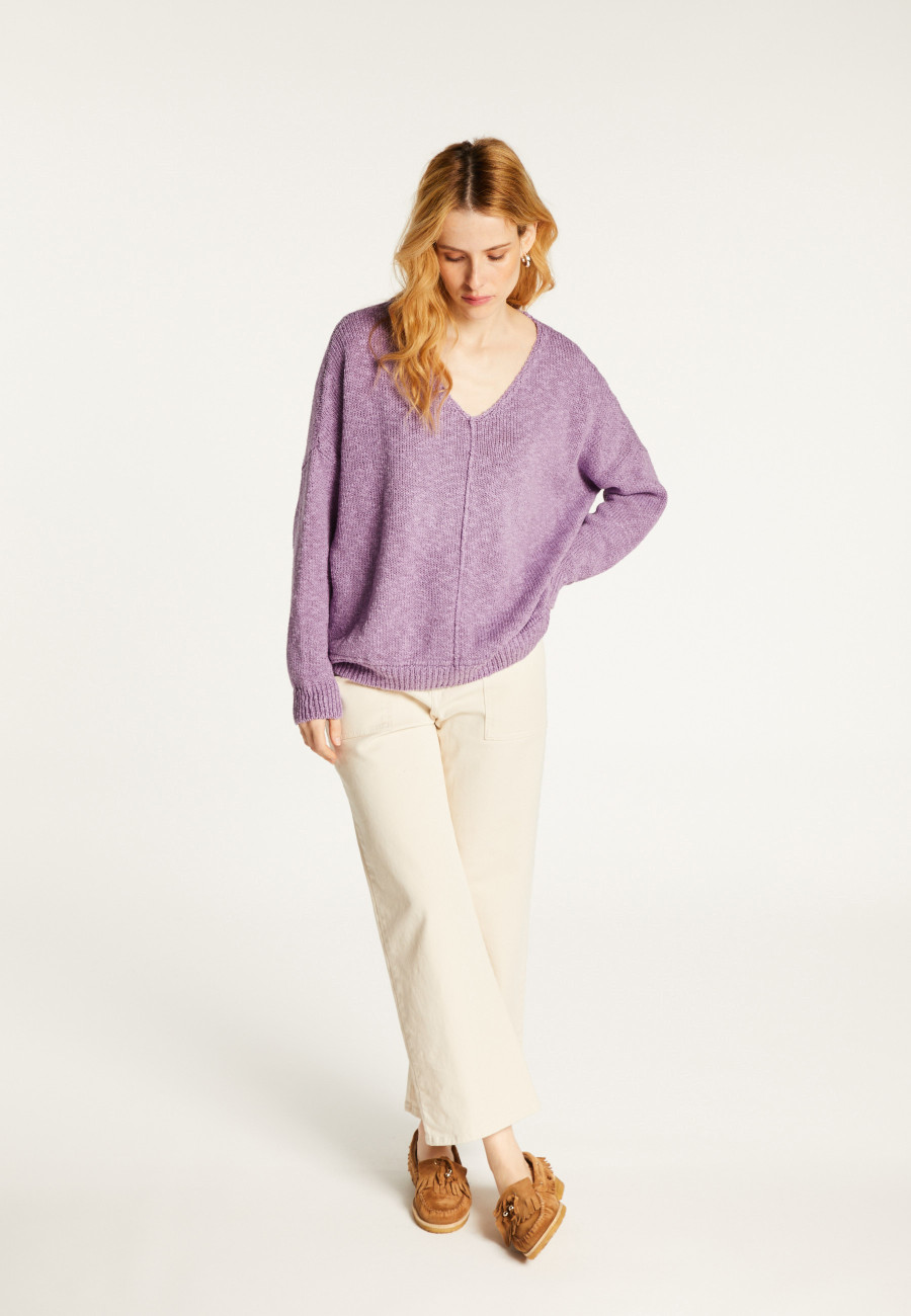 Pull ample coton et lin - Thalie