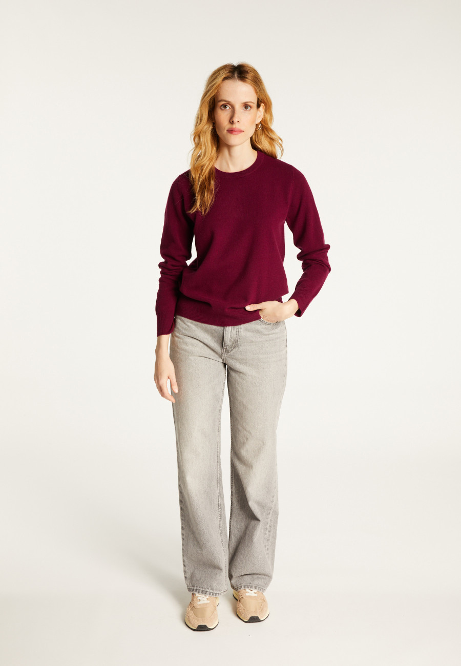 Pull col rond en cachemire - Abeline