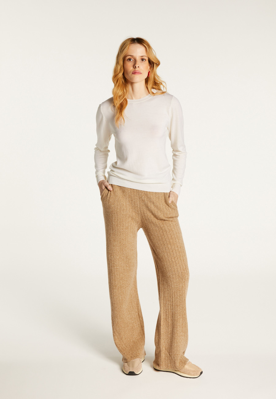 Pull col rond laine mérinos - Asena