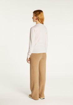 Pull col rond en laine mérinos - Asena