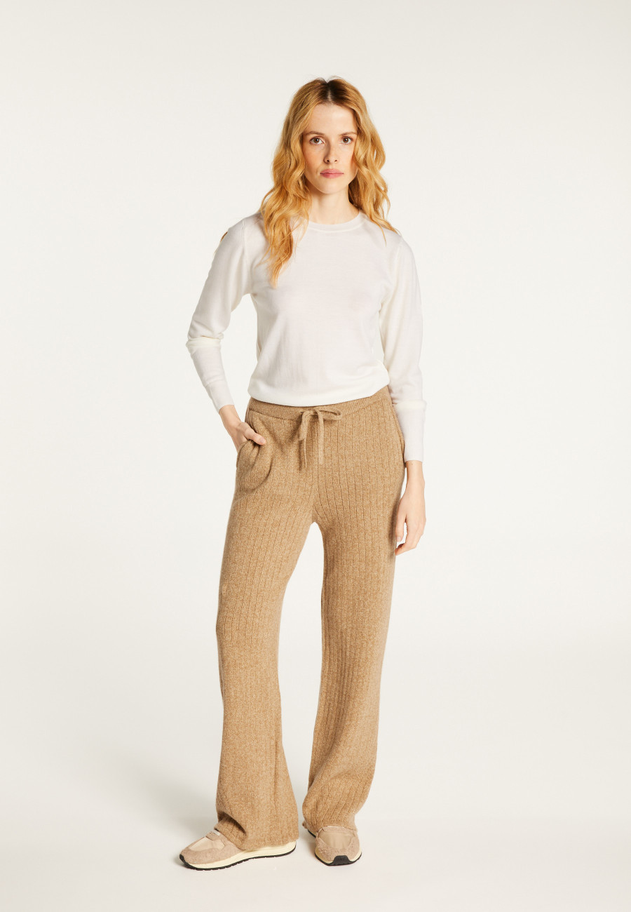 Cropped wool and cashmere turtleneck sweater - Galya