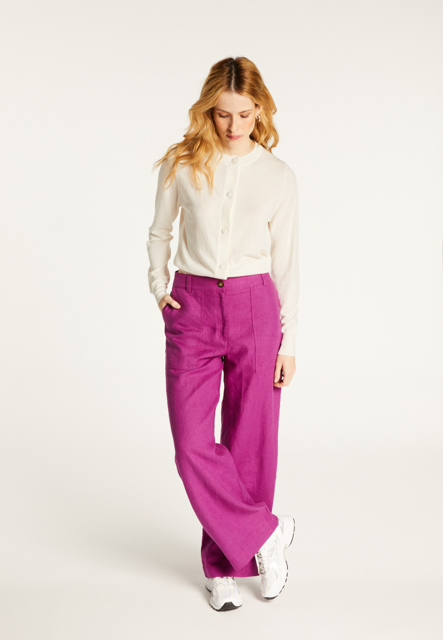Pantalon en lin Ella