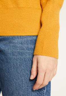 Pull cachemire chauve souris col roulé - Bob
