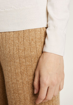 Pull col rond en laine mérinos - Asena