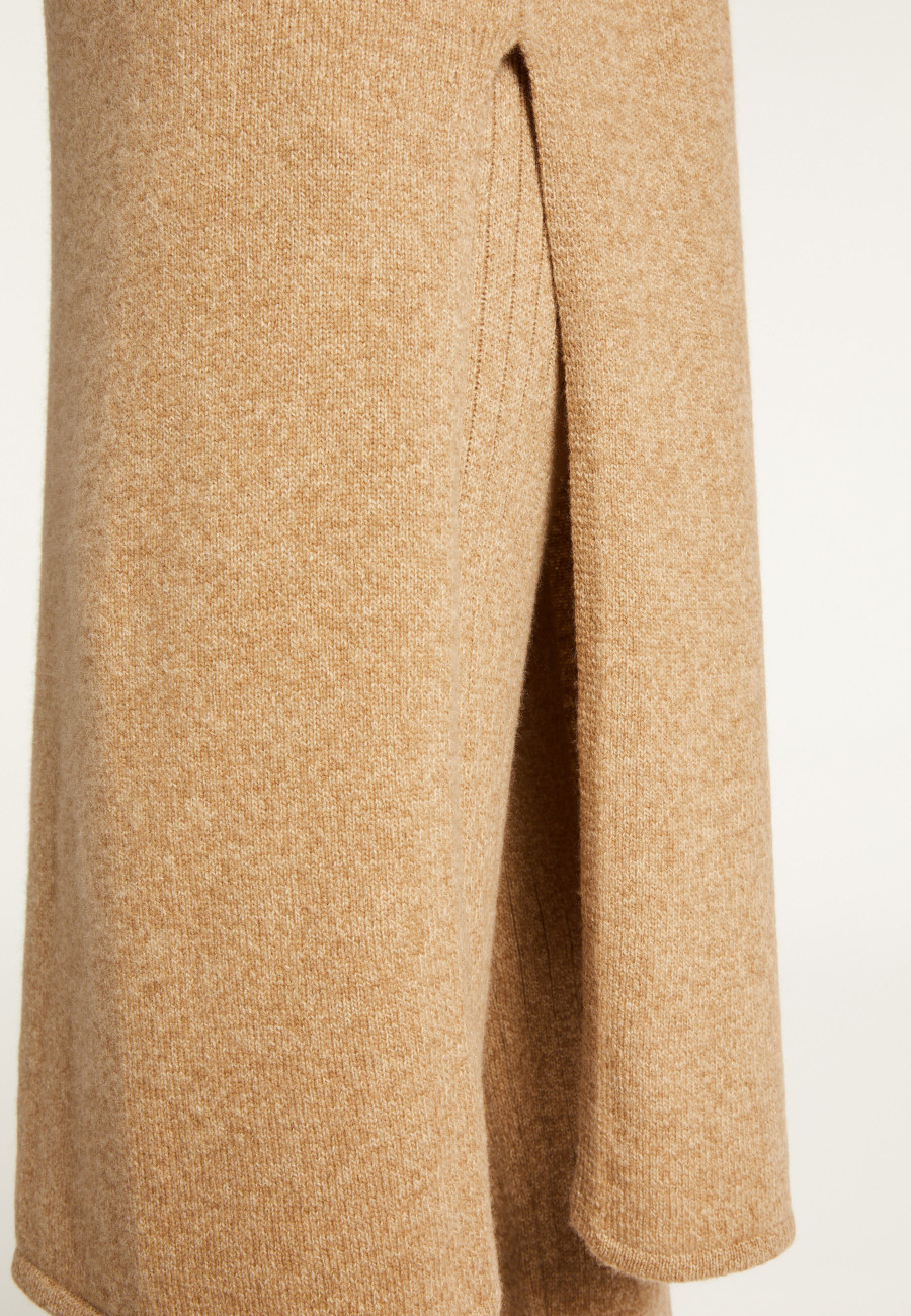 Sleeveless high neck tunic in wool and cashmere - Garance