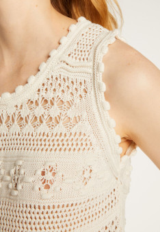 Openwork cotton tank top Danny
